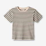 Wheat Main T-Shirt Fabian Jersey Tops and T-Shirts 1433 navy stripe