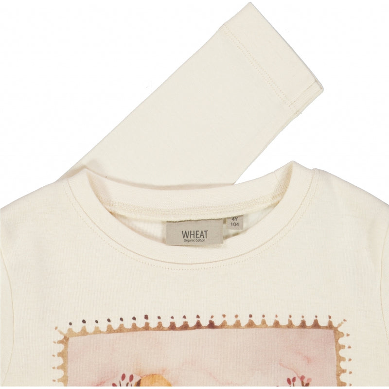 Wheat Main T-Shirt Home Watercolor Jersey Tops and T-Shirts 3181 cotton