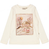 Wheat Main T-Shirt Home Watercolor Jersey Tops and T-Shirts 3181 cotton