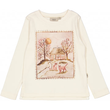 Wheat Main T-Shirt Home Watercolor Jersey Tops and T-Shirts 3181 cotton