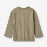 Wheat Main T-Shirt L/S Barny Jersey Tops and T-Shirts 1137 dry sage