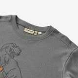 Wheat Main T-Shirt L/S Beck Jersey Tops and T-Shirts 1201 stormy blue