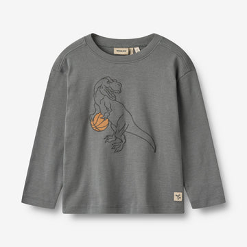Wheat Main T-Shirt L/S Beck Jersey Tops and T-Shirts 1201 stormy blue