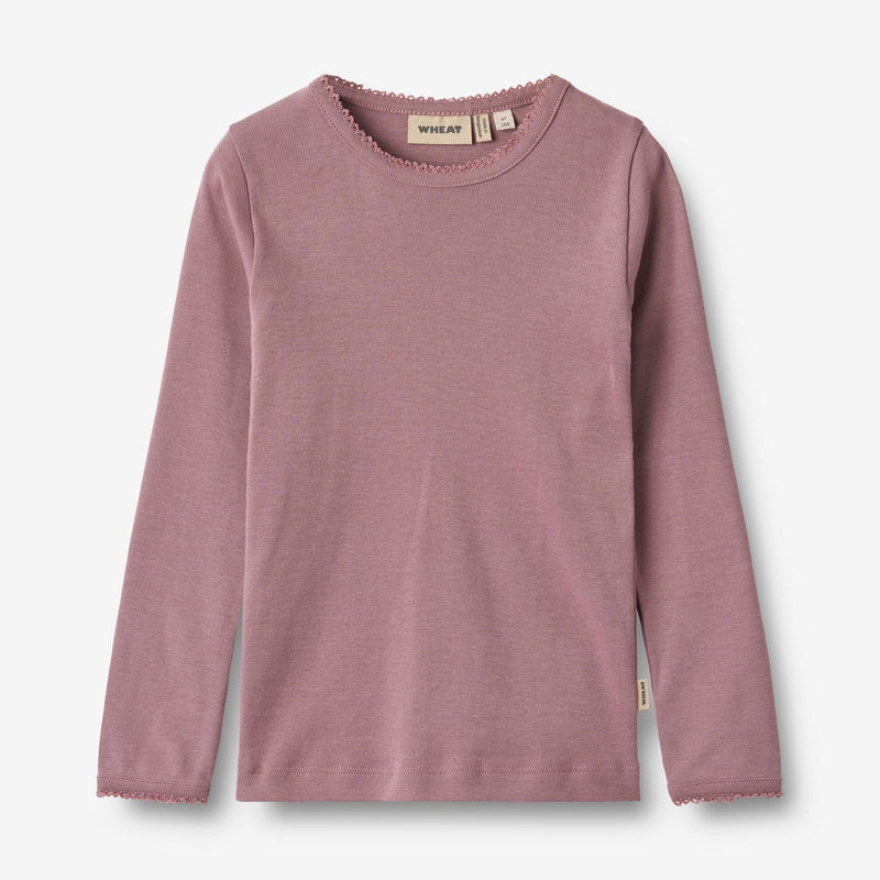 Wheat Main T-Shirt L/S Belis Jersey Tops and T-Shirts 1308 lavender dawn