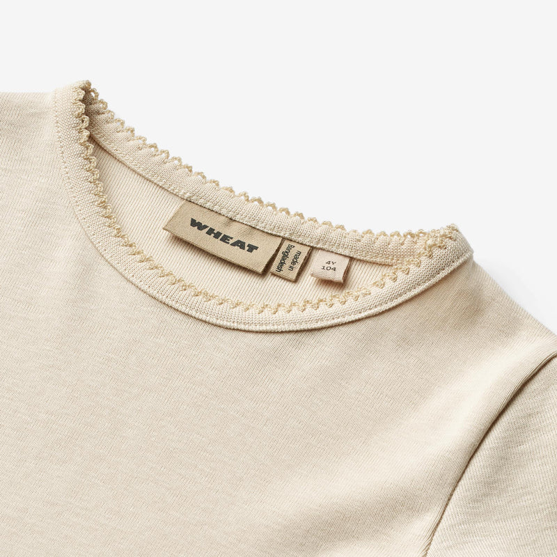 Wheat Main T-Shirt L/S Belis Jersey Tops and T-Shirts 3129 eggshell 