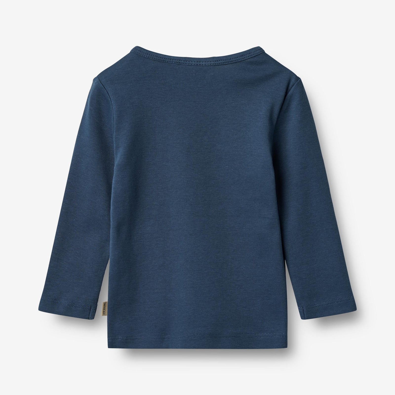 T-Shirt L/S Benjamin - blue waves – Wheat.eu