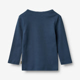 Wheat Main T-Shirt L/S Benjamin Jersey Tops and T-Shirts 1042 blue waves