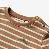 Wheat Main T-Shirt L/S Dustin Jersey Tops and T-Shirts 5078 caramel stripe