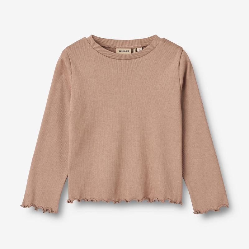 Wheat Main T-Shirt L/S Else Jersey Tops and T-Shirts 1164 nougat rose