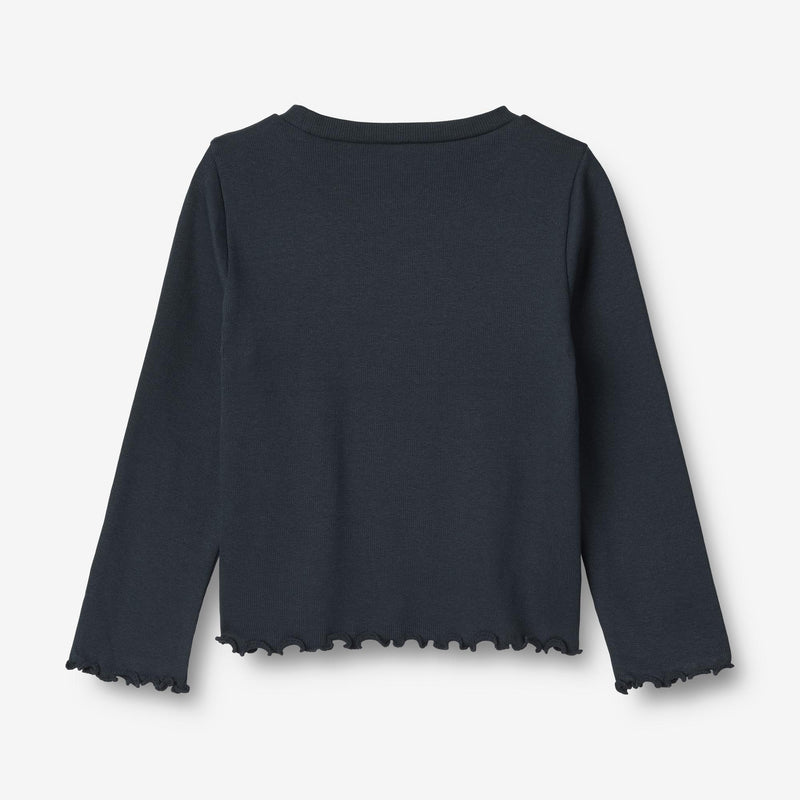 Wheat Main T-Shirt L/S Else Jersey Tops and T-Shirts 1432 navy