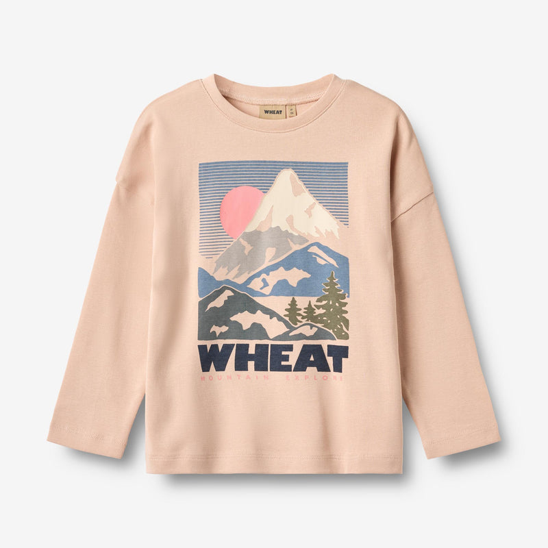 Wheat Main T-Shirt L/S Hanni Jersey Tops and T-Shirts 2032 rose dust