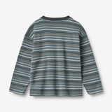 Wheat Main T-Shirt L/S Hans Jersey Tops and T-Shirts 9547 blue multi stripe