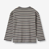 Wheat Main T-Shirt L/S Hans Jersey Tops and T-Shirts 1203 stormy blue stripe