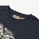 Wheat Main T-Shirt L/S Holger Jersey Tops and T-Shirts 1432 navy