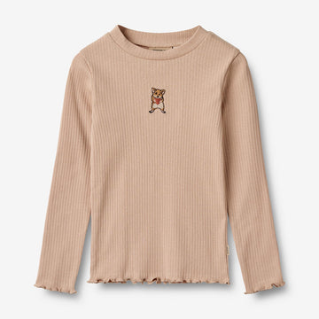 Wheat Main T-Shirt L/S Louann Jersey Tops and T-Shirts 1157 moonlight rose