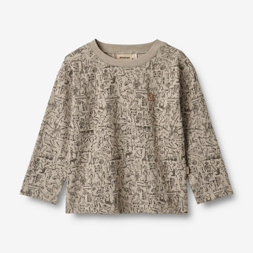 Wheat Main T-Shirt L/S Malthe Jersey Tops and T-Shirts 1204 treasure hunt