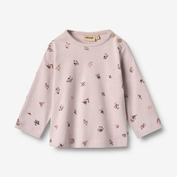 Wheat Main T-Shirt L/S Marit Jersey Tops and T-Shirts 1353 soft lilac flowers