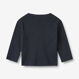 Wheat Main T-Shirt L/S Monty Jersey Tops and T-Shirts 1432 navy