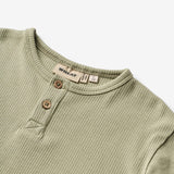 Wheat Main T-Shirt L/S Morris Jersey Tops and T-Shirts 1145 green tea