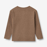 Wheat Main T-Shirt L/S Morris Jersey Tops and T-Shirts 3303 coffee melange