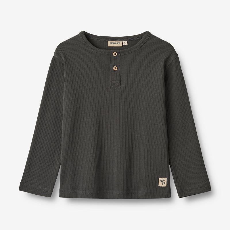 Wheat Main T-Shirt L/S Morris Jersey Tops and T-Shirts 1180 raven