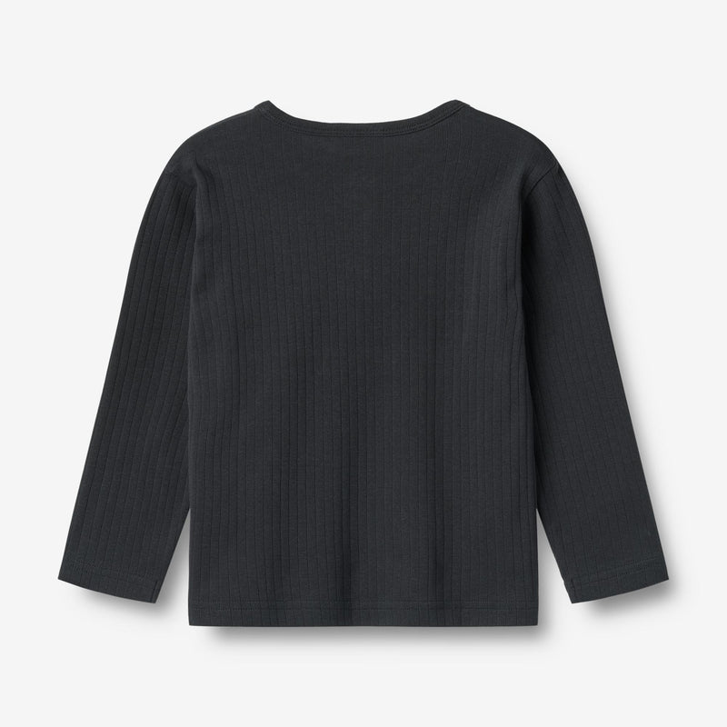 Wheat Main T-Shirt L/S Morris T-Shirt 1432 navy