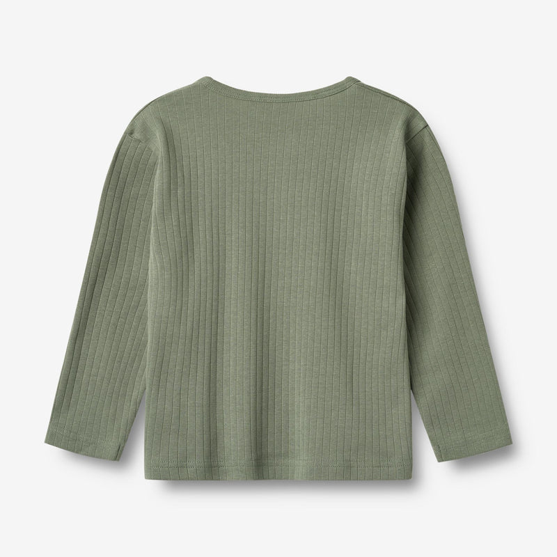 Wheat Main T-Shirt L/S Morris T-Shirt 4119 dusty green