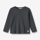Wheat Main T-Shirt L/S Morris T-Shirt 9526 black sea