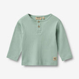 Wheat Main T-Shirt L/S Morris T-Shirt 3217 green pool