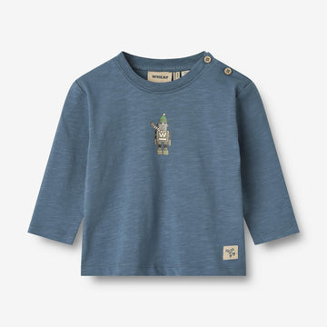 Wheat Main T-Shirt L/S Ray | Baby Jersey Tops and T-Shirts 1174 bering sea