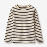 Wheat Main T-Shirt L/S Stig Jersey Tops and T-Shirts 1433 navy stripe