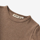 Wheat Main T-Shirt L/S Stig Jersey Tops and T-Shirts 3303 coffee melange