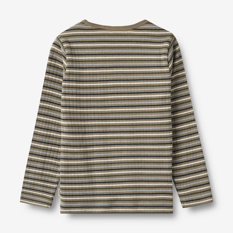 Wheat Main T-Shirt L/S Stig Jersey Tops and T-Shirts 0181 multi stripe