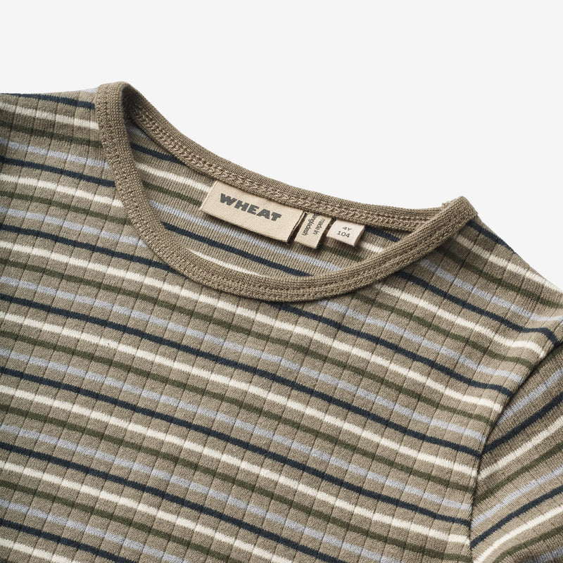 Wheat Main T-Shirt L/S Stig Jersey Tops and T-Shirts 0181 multi stripe
