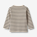 Wheat Main T-Shirt L/S Stig Jersey Tops and T-Shirts 1433 navy stripe
