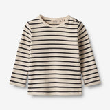 Wheat Main T-Shirt L/S Stig Jersey Tops and T-Shirts 1433 navy stripe
