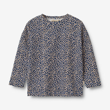 Wheat Main T-Shirt L/S Thilda Jersey Tops and T-Shirts 1481 blue flowers