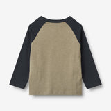 Wheat Main T-Shirt L/S Torbjørn Jersey Tops and T-Shirts 1137 dry sage