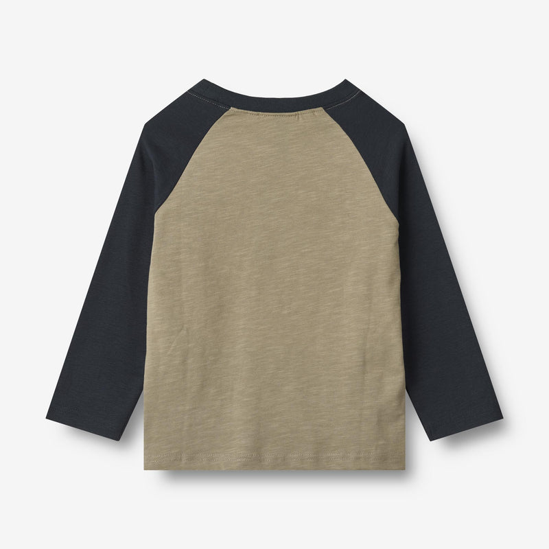 Wheat Main T-Shirt L/S Torbjørn Jersey Tops and T-Shirts 1137 dry sage