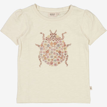 Wheat Main T-Shirt Ladybug Flower Jersey Tops and T-Shirts 3356 chalk