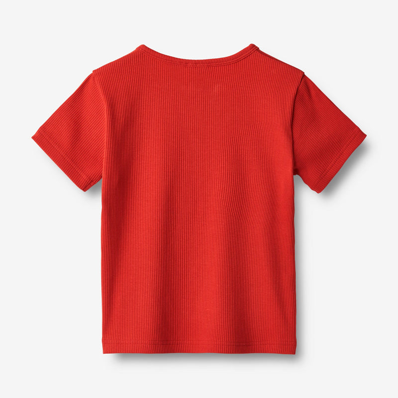 Wheat Main T-Shirt Lumi Jersey Tops and T-Shirts 2072 red