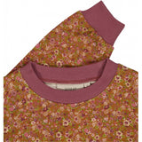 Wheat Main T-Shirt Marit Jersey Tops and T-Shirts 0002 bronze flowers