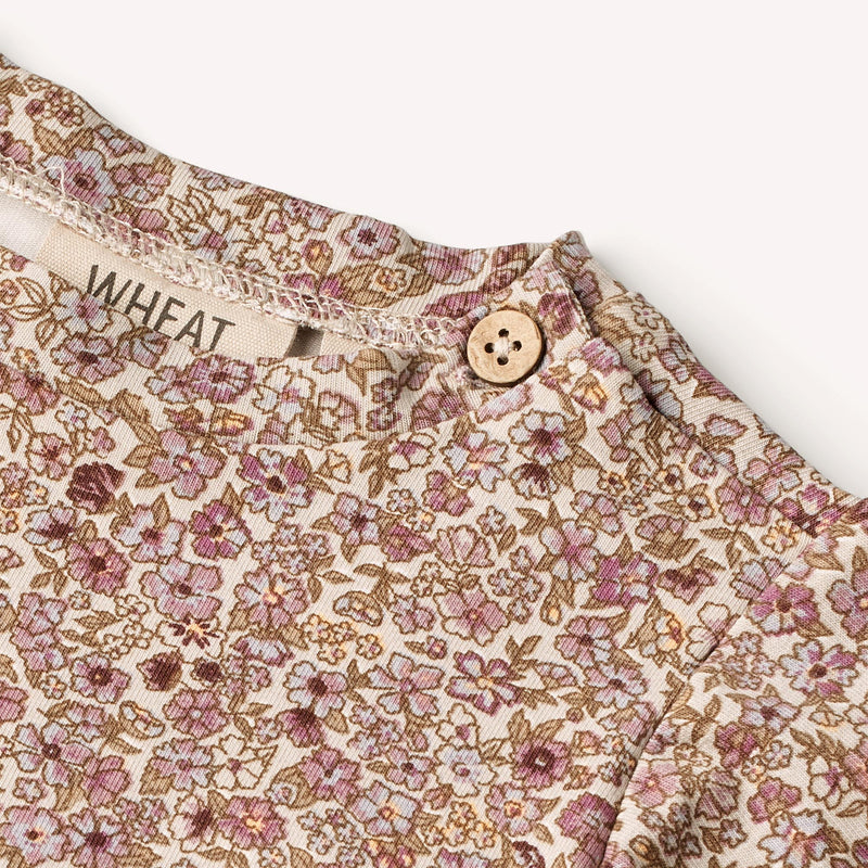 Wheat Main T-Shirt Norma | Baby Jersey Tops and T-Shirts 0098 grey rose flowers