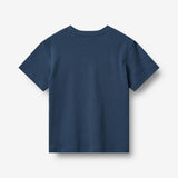 Wheat Main T-Shirt S/S Ben Jersey Tops and T-Shirts 1042 blue waves
