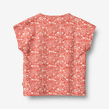 Wheat Main T-Shirt S/S Bette Jersey Tops and T-Shirts 9422 coral flowers