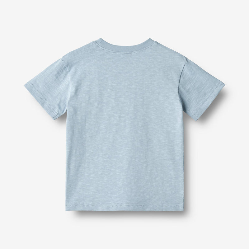 Wheat Main T-Shirt S/S Daniel Jersey Tops and T-Shirts 1049 blue summer