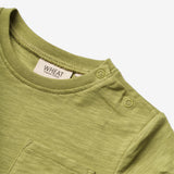 Wheat Main T-Shirt S/S Dines Jersey Tops and T-Shirts 4122 sage