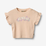 Wheat Main T-Shirt S/S Esther Jersey Tops and T-Shirts 9438 rose water