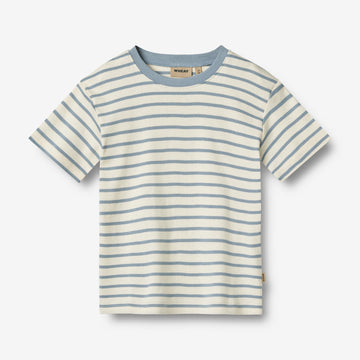 Wheat Main T-Shirt S/S Fabian Jersey Tops and T-Shirts 1479 shell stripe