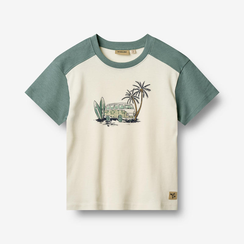 Wheat Main T-Shirt S/S Hector Jersey Tops and T-Shirts 3182 ivory 